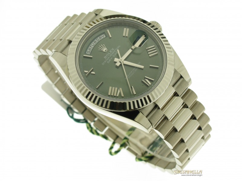 Rolex president oro on sale bianco