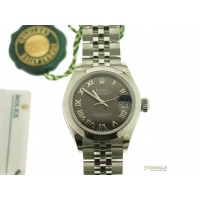 Rolex Datejust Ladies 28mm ref. 279160 Jubilee Rhodium romani nuovo